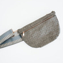 Load image into Gallery viewer, Woven Westlyn Bum Bag-Gray