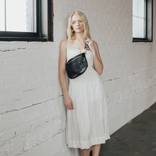 Load image into Gallery viewer, Woven Westlyn Bum Bag-Black