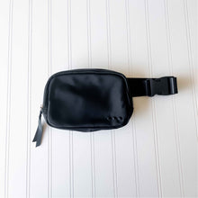 Load image into Gallery viewer, Nylon Belt Bag-Black