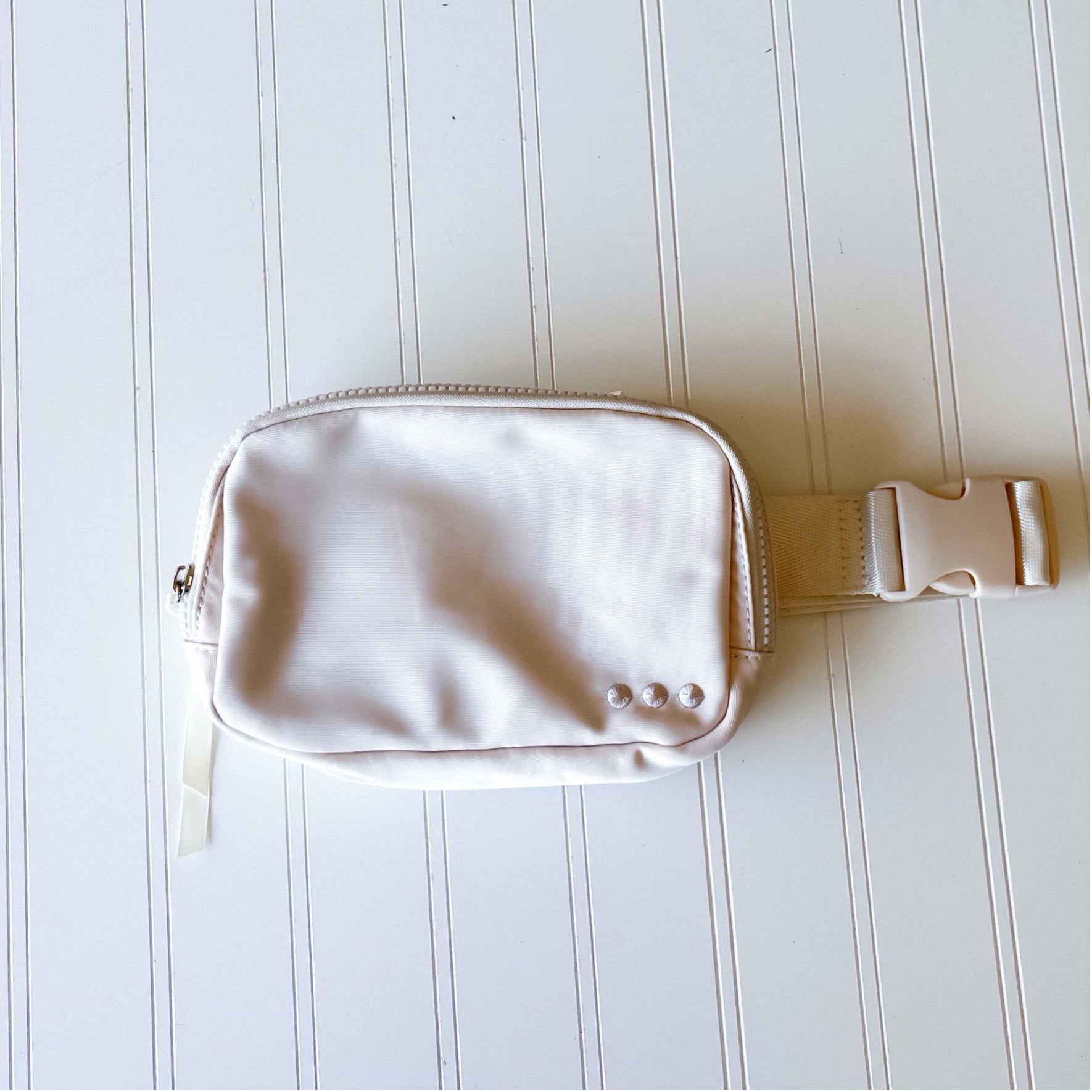 Nylon Belt Bag-Cream – louie + co