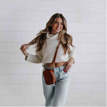 Load image into Gallery viewer, Harlow Crossbody Bag-Brown