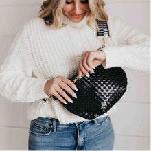 Load image into Gallery viewer, Woven Westlyn Bum Bag-Black