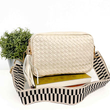 Load image into Gallery viewer, Woven Willow Crossbody-Cream