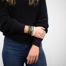 Load image into Gallery viewer, Boho Bracelet Stack - Black
