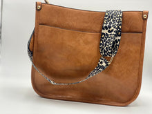 Load image into Gallery viewer, Vegan Leather Crossbody Bag-Camel
